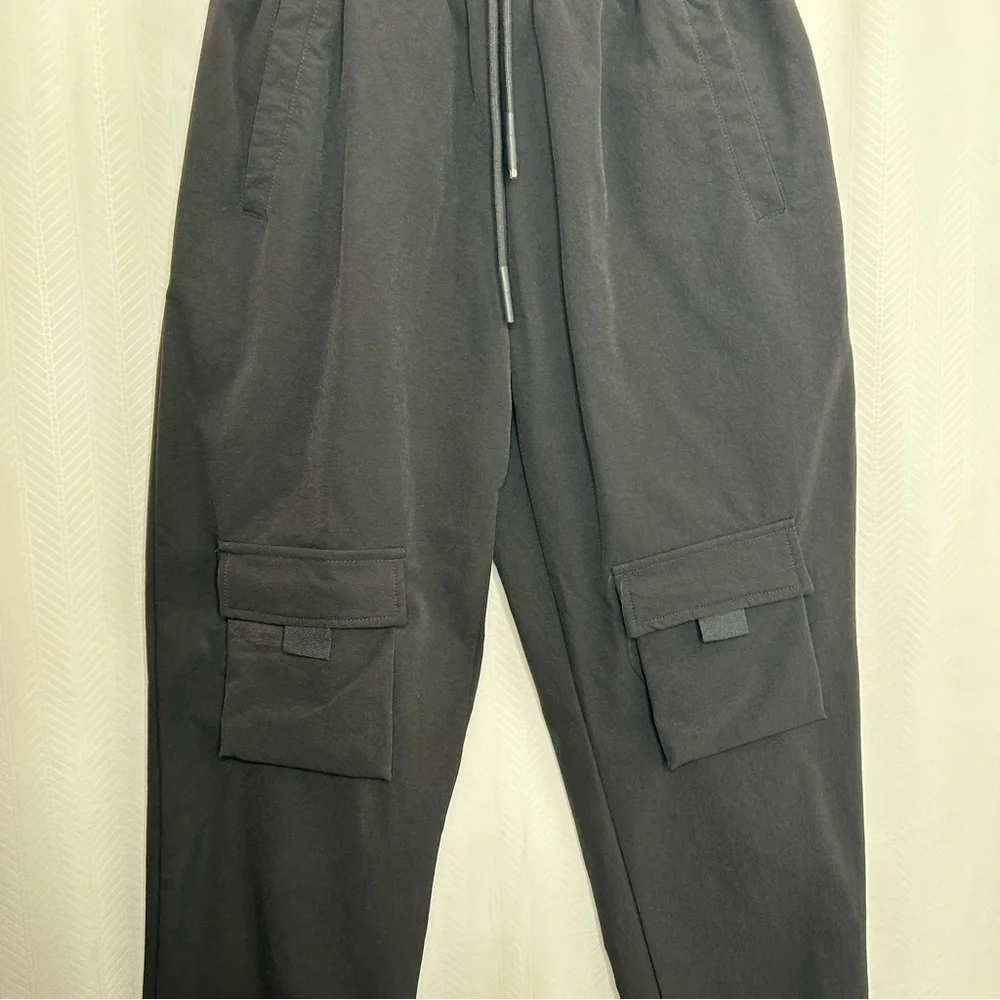 Maniere de Voir black cargo joggers - Picture 2 of 8